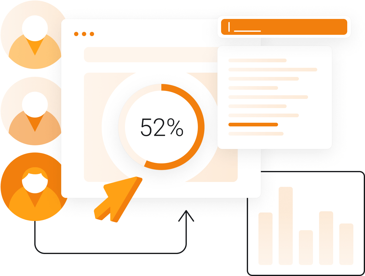 Scegli le parole chiave per le quali desideri posizionarti. Monitora i concorrenti.